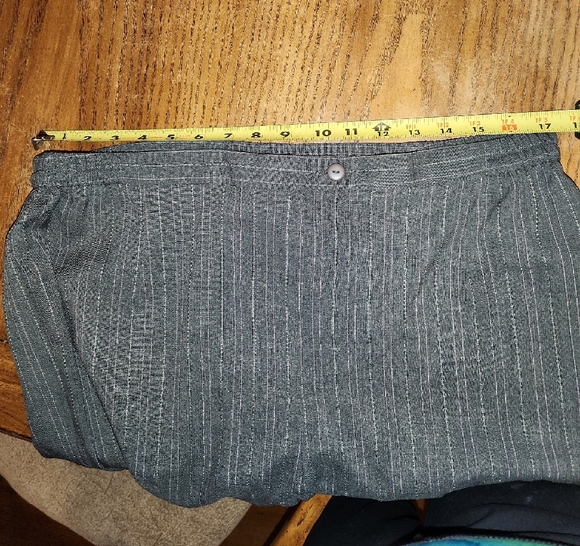 Sag Harbor Gray Pinstripe Dress Pants - Picture 3 of 7